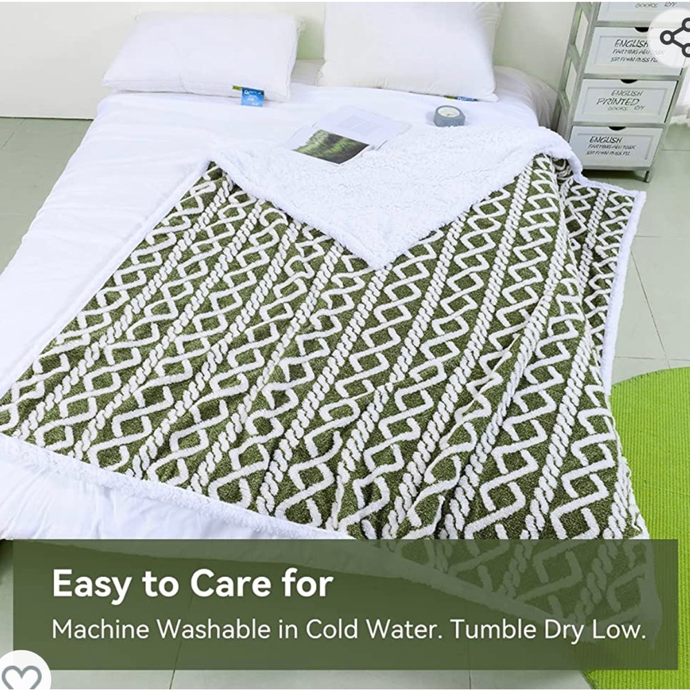 Sherpa throw blankets for couch.
